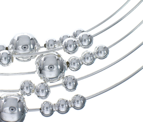 Navajo Sterling Silver Collar Necklace XS10044