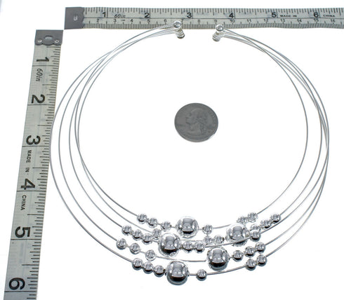 Navajo Sterling Silver Collar Necklace XS10044