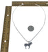 Navajo Sterling Silver Collar Necklace And Horse Pendant XS10043