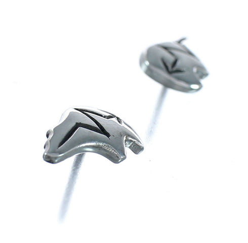 Southwestern Sterling Silver Bear Post Earrings XS10037