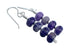 Genuine Sterling Silver Amethyst Bead Hook Dangle Earrings XS10035