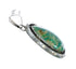 Navajo Turquoise Sterling Silver Native American Pendant XS10049