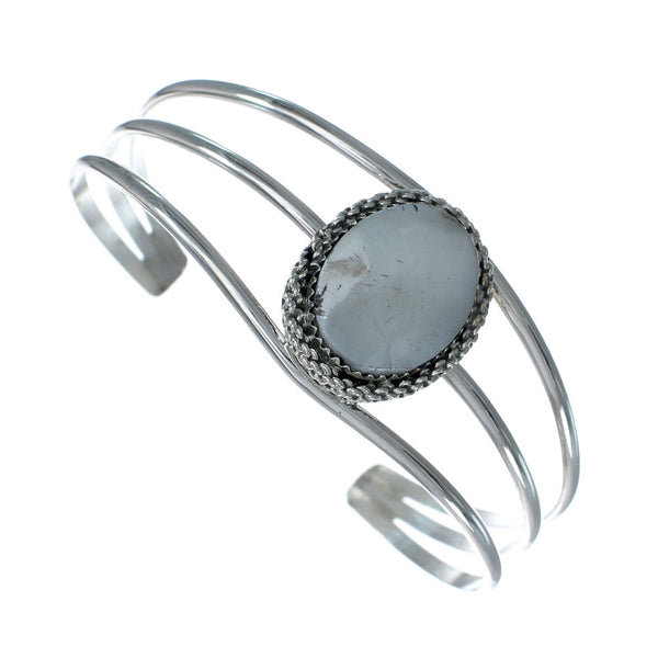 Navajo Turquoise Silver Native American Cuff Bracelet XS10053