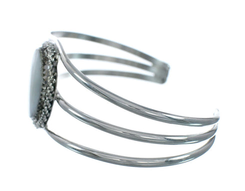 Navajo Turquoise Silver Native American Cuff Bracelet XS10053