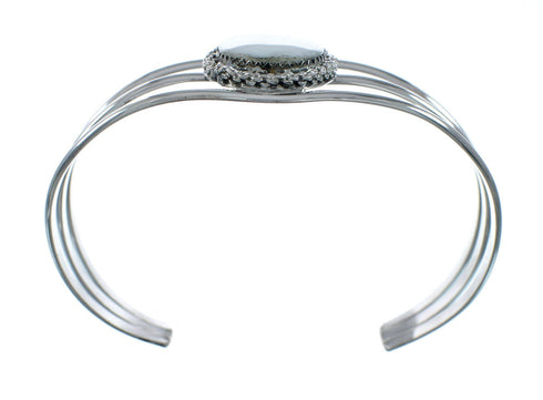 Navajo Turquoise Silver Native American Cuff Bracelet XS10053