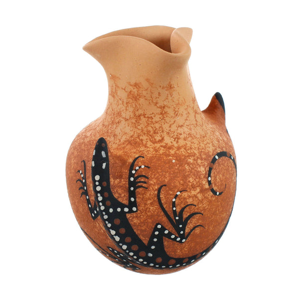 Zuni Indian Gecko Pottery Hand Crafted By Artist Lorenda Cellicion SN20023