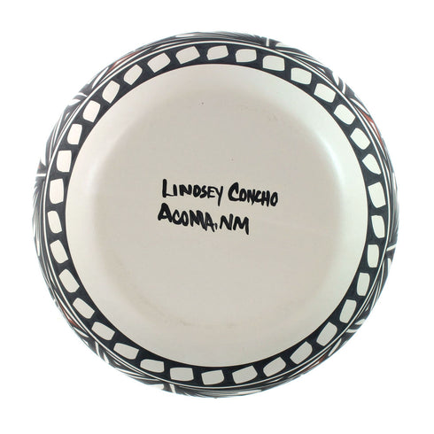 Native American Hand Crafted Acoma Pottery By Artist L. Concho SN20030