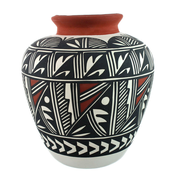 Native American Hand Crafted Acoma Pottery By Artist L. Vallo SN20031