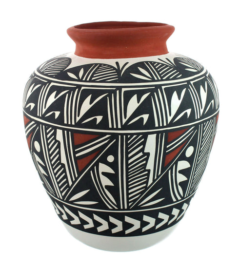 Native American Hand Crafted Acoma Pottery By Artist L. Vallo SN20031