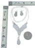 Zuni Sterling Silver & Opal Inlay Necklace Set SN20305
