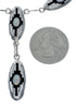 Navajo White Opal Sterling Silver Link Necklace Set SN20286