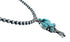 Navajo Sterling Silver Turquoise Cluster Pendant Necklace SN20306