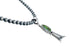 Navajo Turquoise Sterling Silver Old Pawn Bead Necklace SN20295