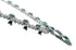 Effie Calavaza Zuni Turquoise Snake Squash Blossom Necklace Set SN20284
