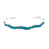 Sterling Silver Turquoise Inlay Link Bracelet SN20220