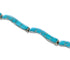 Sterling Silver Turquoise Inlay Link Bracelet SN20220