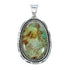 Navajo Native American Turquoise Sterling Silver Pendant SN20264
