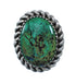 Turquoise Navajo Sterling Silver Ring Size 7 SN20238