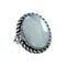 Mother of Pearl Navajo Sterling Silver Ring Size 6-1/2 SN20253