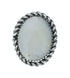 Mother of Pearl Navajo Sterling Silver Ring Size 6-3/4 SN20245