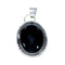 Onyx Sterling Silver Navajo Pendant SN20258