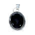 Onyx Sterling Silver Navajo Pendant SN20258