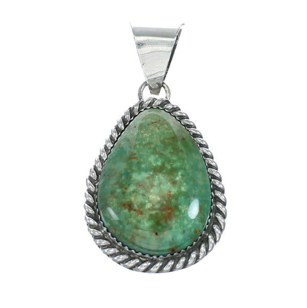 Navajo Native American Turquoise Sterling Silver Pendant SN20068