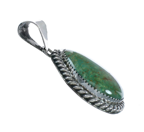 Navajo Native American Turquoise Sterling Silver Pendant SN20068