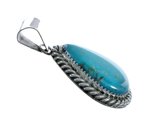 Navajo Native American Turquoise Sterling Silver Pendant SN20073