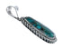 Navajo Native American Turquoise Sterling Silver Pendant SN20092