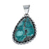 Navajo Native American Turquoise Sterling Silver Pendant SN20096