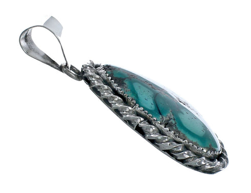 Navajo Native American Turquoise Sterling Silver Pendant SN20096