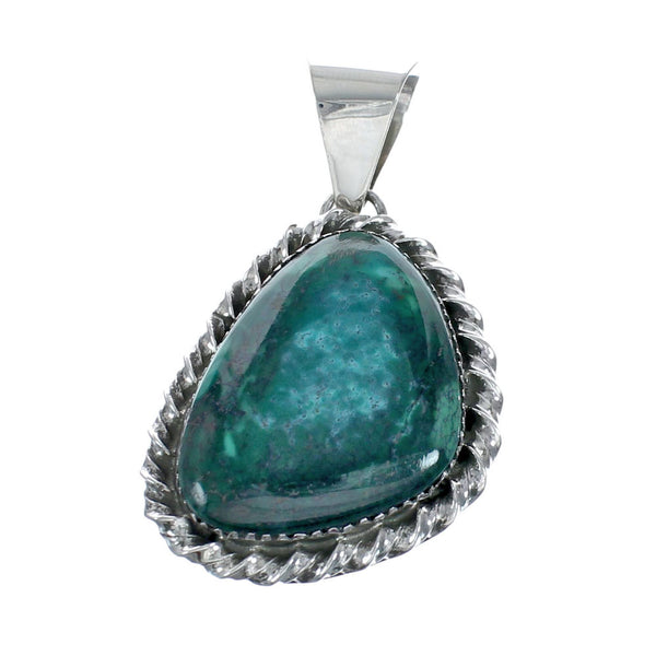 Navajo Native American Turquoise Sterling Silver Pendant SN20064