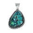 Navajo Native American Turquoise Sterling Silver Pendant SN20098