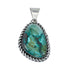 Navajo Native American Turquoise Sterling Silver Pendant SN20095