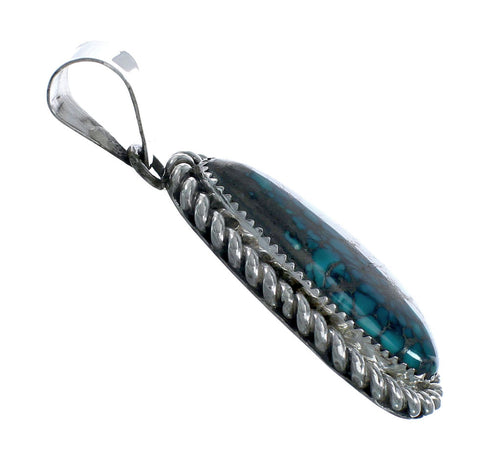 Navajo Native American Turquoise Sterling Silver Pendant SN20091