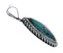 Navajo Native American Turquoise Sterling Silver Pendant SN20097