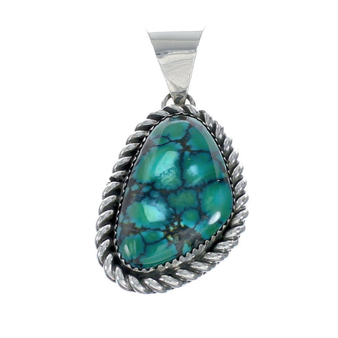 Navajo Native American Turquoise Sterling Silver Pendant SN20058