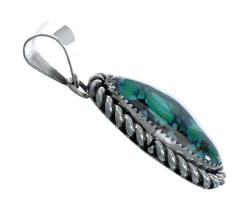 Navajo Native American Turquoise Sterling Silver Pendant SN20058