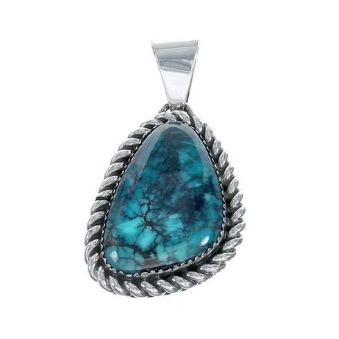 Navajo Native American Turquoise Sterling Silver Pendant SN20100