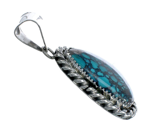 Navajo Native American Turquoise Sterling Silver Pendant SN20100