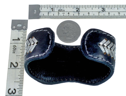 Navajo Turquoise Sterling Silver And Leather Cuff Watch SN20314