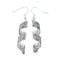 Native American Genuine Sterling Silver Dangle Earrings SN20332