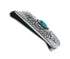 Turquoise Genuine Sterling Silver Navajo Money Clip SN20334