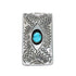 Turquoise Genuine Sterling Silver Navajo Money Clip SN20363