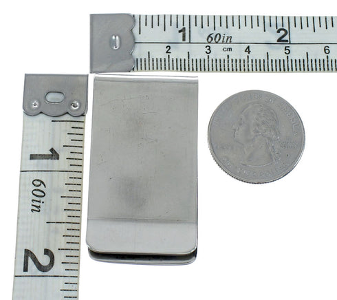 Turquoise Genuine Sterling Silver Navajo Money Clip SN20363