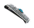 Turquoise Genuine Sterling Silver Navajo Money Clip SN20367