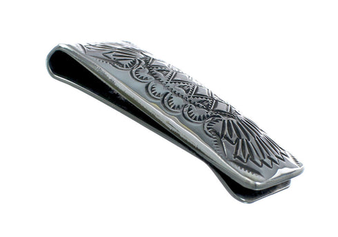 Sterling Silver Native American Money Clip SN20374