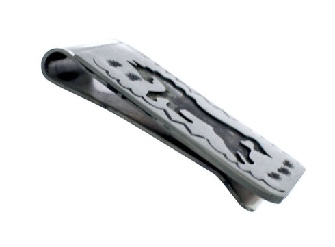 Genuine Sterling Silver Native American Horse Money Clip SN20356