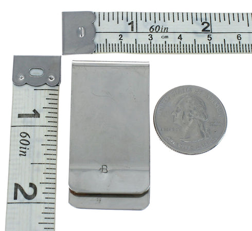 Genuine Sterling Silver Native American Horse Money Clip SN20356